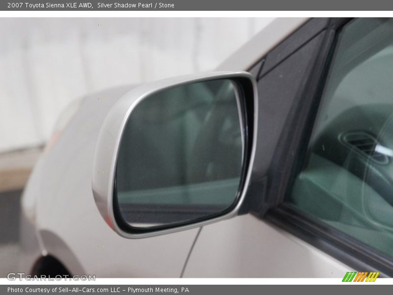 Silver Shadow Pearl / Stone 2007 Toyota Sienna XLE AWD