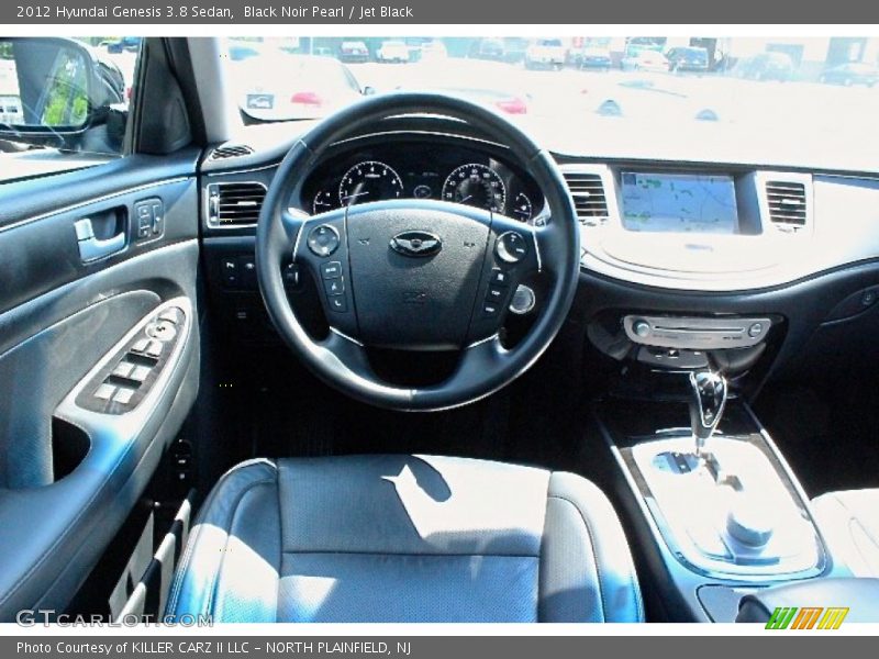 Black Noir Pearl / Jet Black 2012 Hyundai Genesis 3.8 Sedan