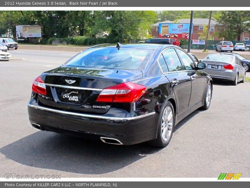 Black Noir Pearl / Jet Black 2012 Hyundai Genesis 3.8 Sedan