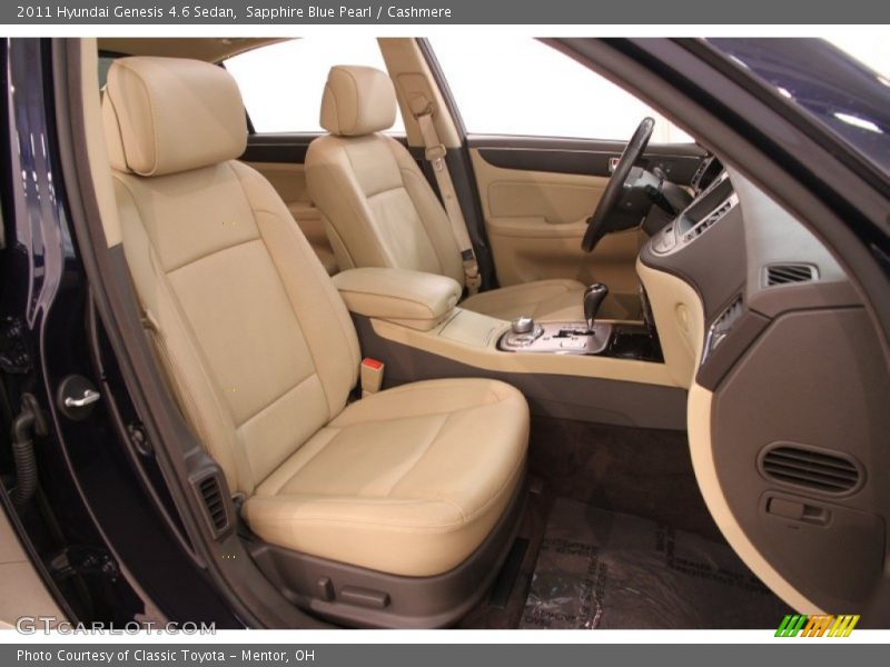 Sapphire Blue Pearl / Cashmere 2011 Hyundai Genesis 4.6 Sedan