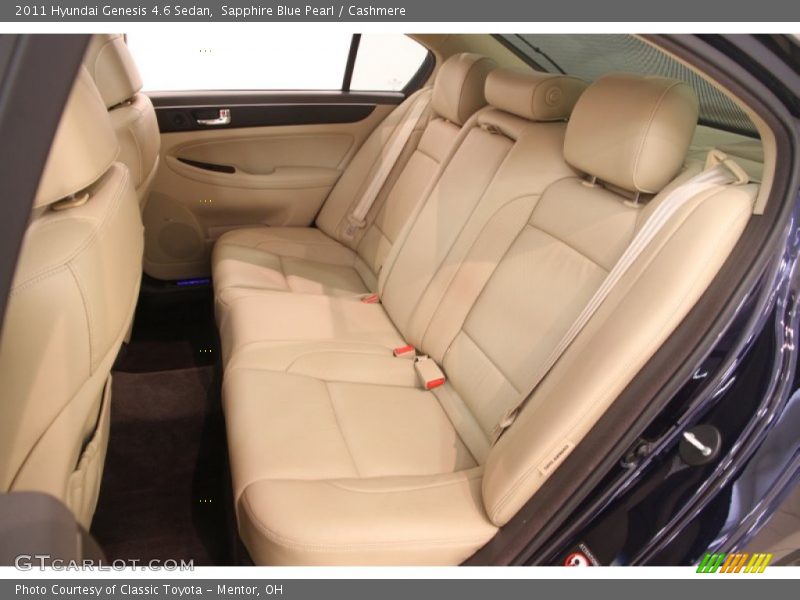 Sapphire Blue Pearl / Cashmere 2011 Hyundai Genesis 4.6 Sedan