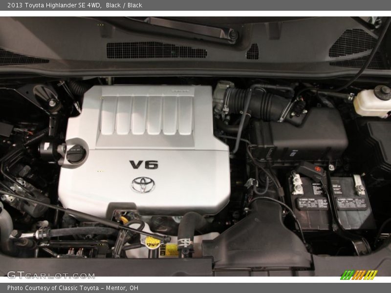 Black / Black 2013 Toyota Highlander SE 4WD