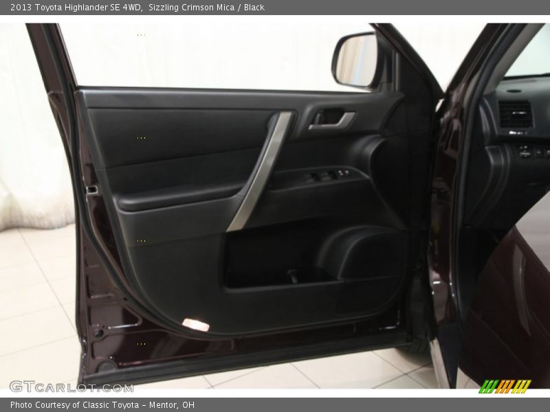 Sizzling Crimson Mica / Black 2013 Toyota Highlander SE 4WD