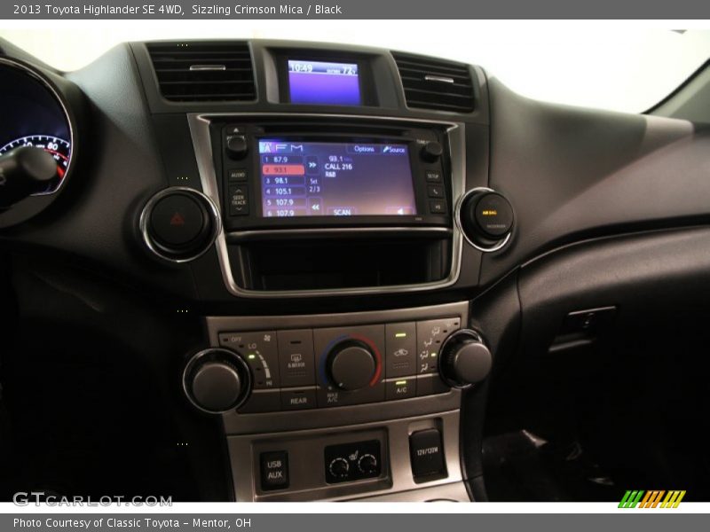 Sizzling Crimson Mica / Black 2013 Toyota Highlander SE 4WD
