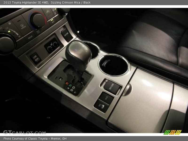 Sizzling Crimson Mica / Black 2013 Toyota Highlander SE 4WD