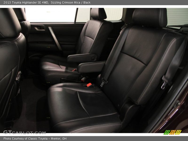 Sizzling Crimson Mica / Black 2013 Toyota Highlander SE 4WD