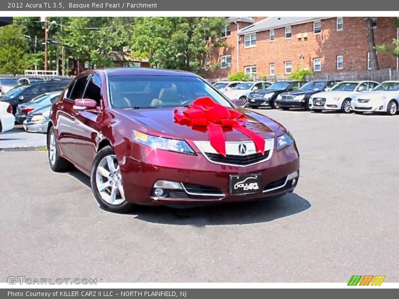 Basque Red Pearl / Parchment 2012 Acura TL 3.5