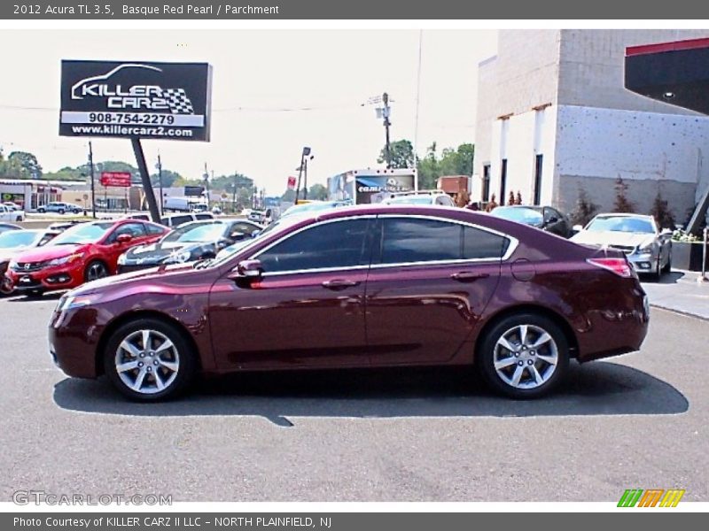Basque Red Pearl / Parchment 2012 Acura TL 3.5