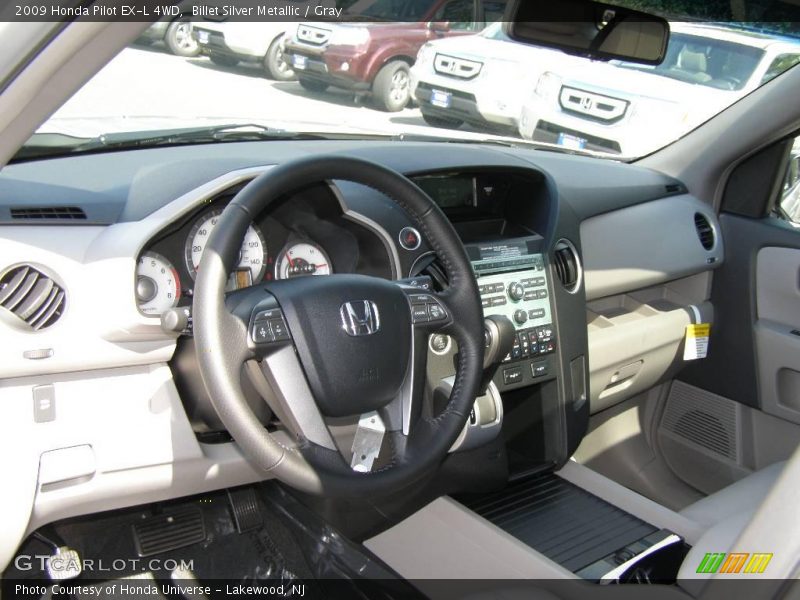 Billet Silver Metallic / Gray 2009 Honda Pilot EX-L 4WD