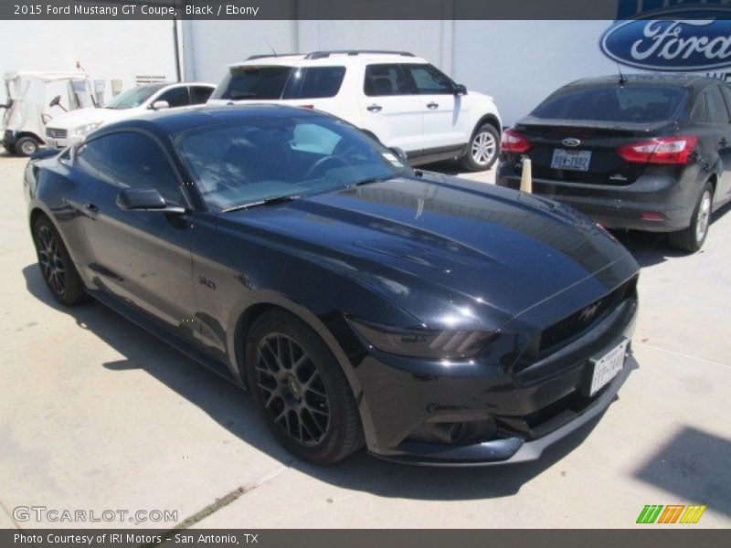 Black / Ebony 2015 Ford Mustang GT Coupe