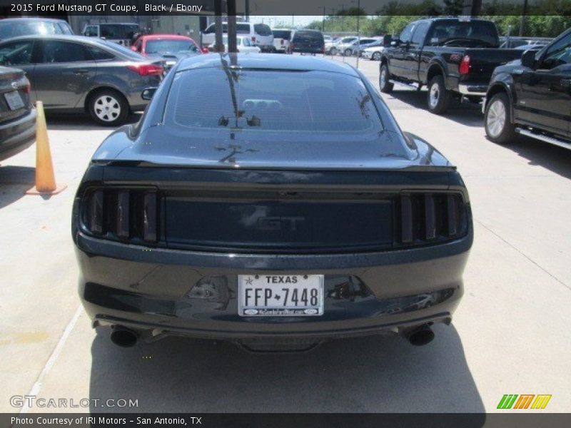 Black / Ebony 2015 Ford Mustang GT Coupe