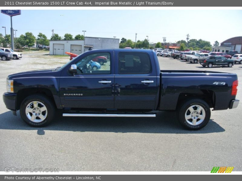 Imperial Blue Metallic / Light Titanium/Ebony 2011 Chevrolet Silverado 1500 LT Crew Cab 4x4