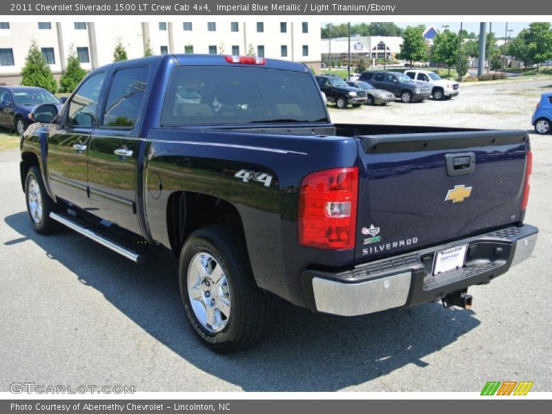 Imperial Blue Metallic / Light Titanium/Ebony 2011 Chevrolet Silverado 1500 LT Crew Cab 4x4