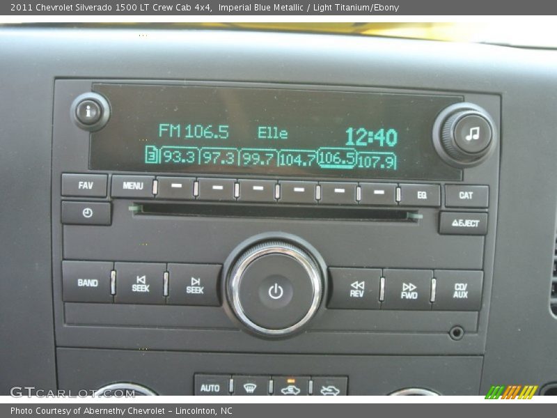Imperial Blue Metallic / Light Titanium/Ebony 2011 Chevrolet Silverado 1500 LT Crew Cab 4x4