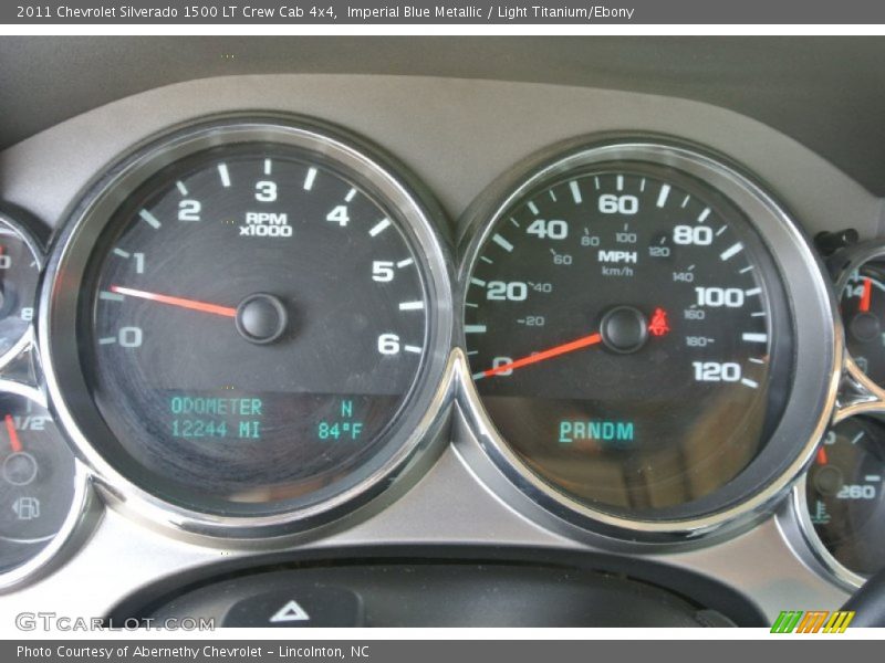 Imperial Blue Metallic / Light Titanium/Ebony 2011 Chevrolet Silverado 1500 LT Crew Cab 4x4