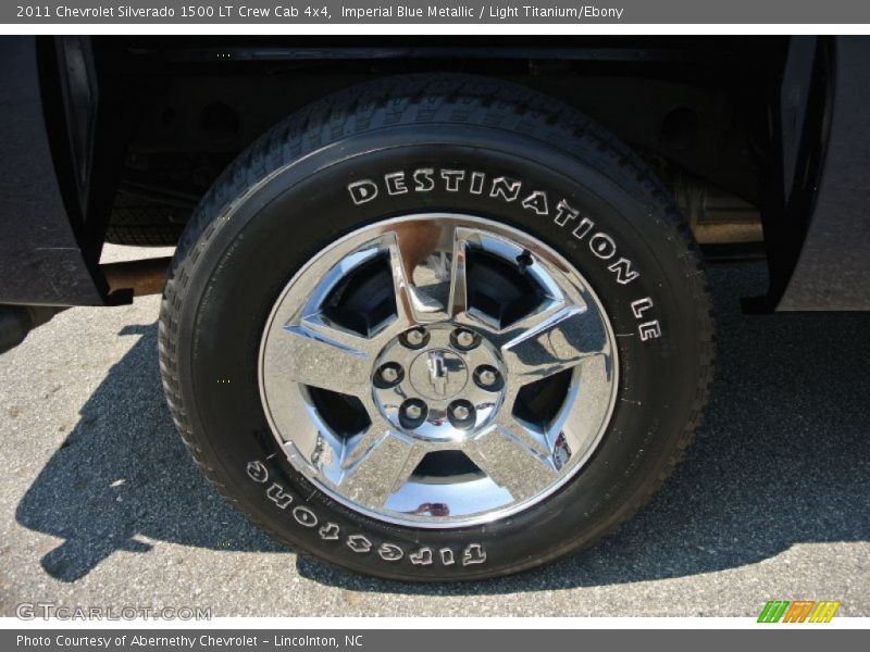 Imperial Blue Metallic / Light Titanium/Ebony 2011 Chevrolet Silverado 1500 LT Crew Cab 4x4
