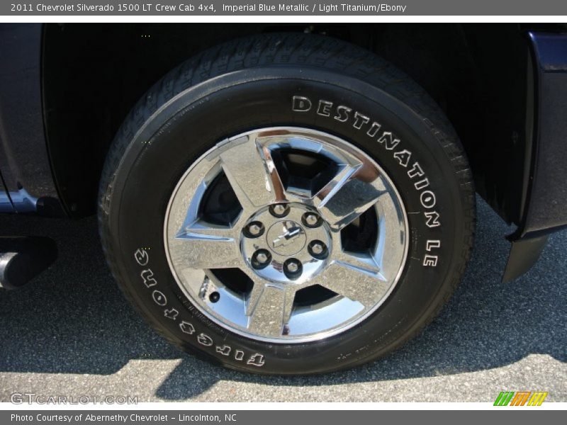 Imperial Blue Metallic / Light Titanium/Ebony 2011 Chevrolet Silverado 1500 LT Crew Cab 4x4
