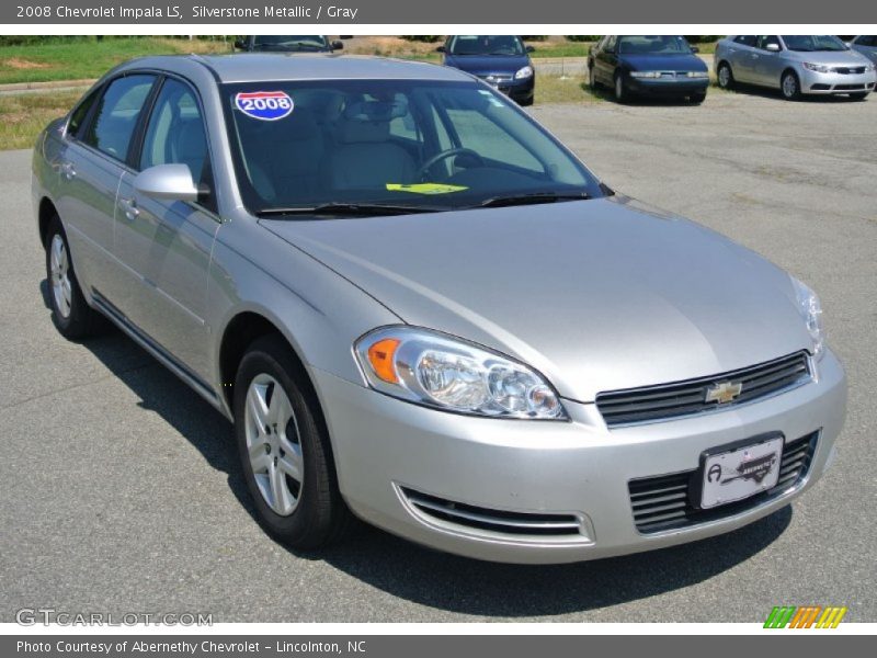 Silverstone Metallic / Gray 2008 Chevrolet Impala LS