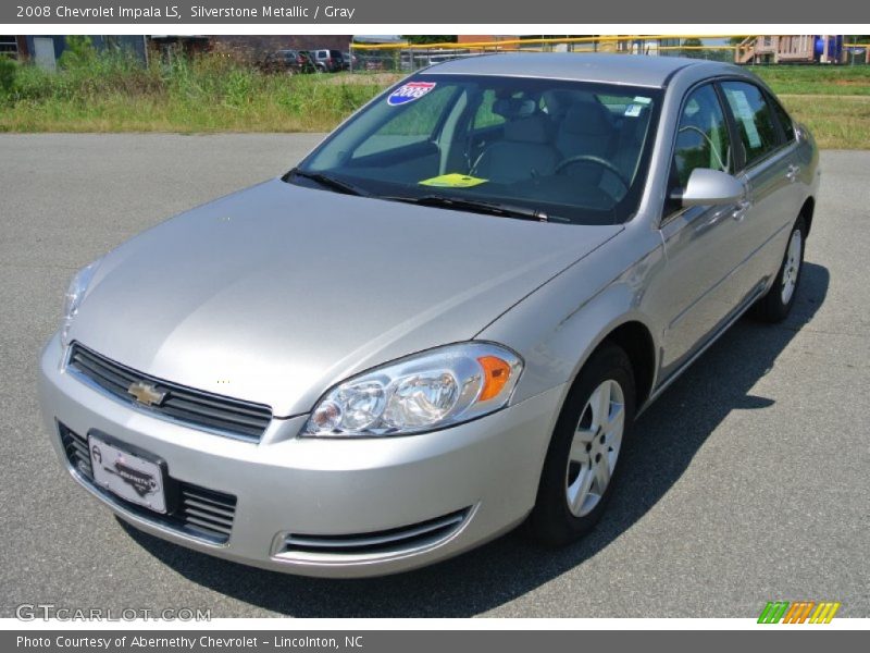 Silverstone Metallic / Gray 2008 Chevrolet Impala LS