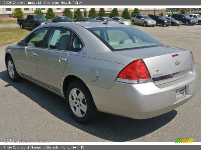 Silverstone Metallic / Gray 2008 Chevrolet Impala LS