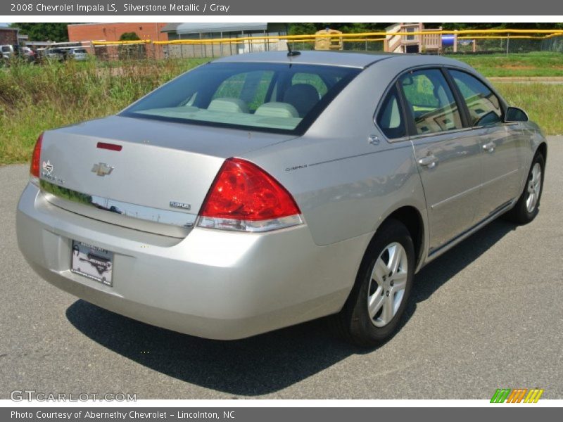 Silverstone Metallic / Gray 2008 Chevrolet Impala LS