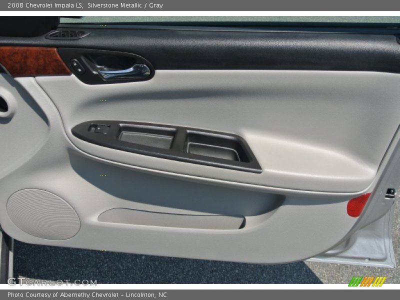 Silverstone Metallic / Gray 2008 Chevrolet Impala LS