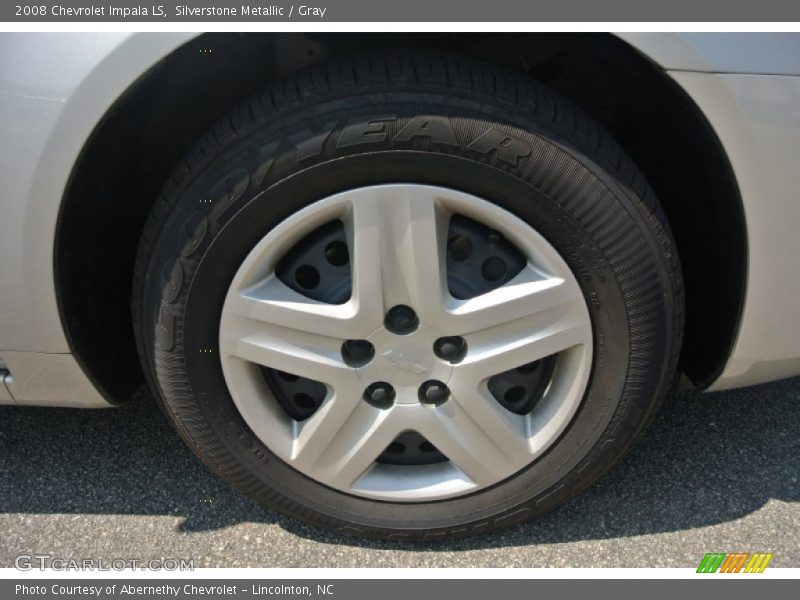 Silverstone Metallic / Gray 2008 Chevrolet Impala LS