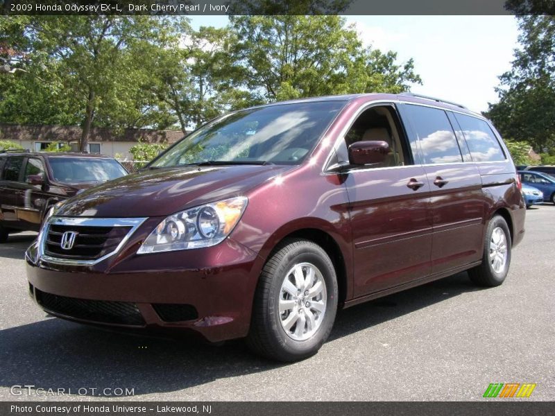 Dark Cherry Pearl / Ivory 2009 Honda Odyssey EX-L