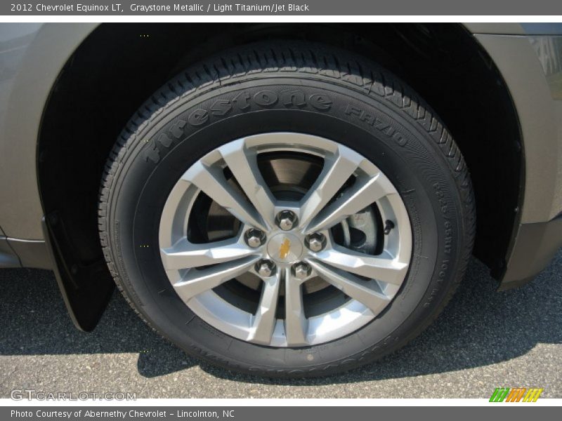 Graystone Metallic / Light Titanium/Jet Black 2012 Chevrolet Equinox LT