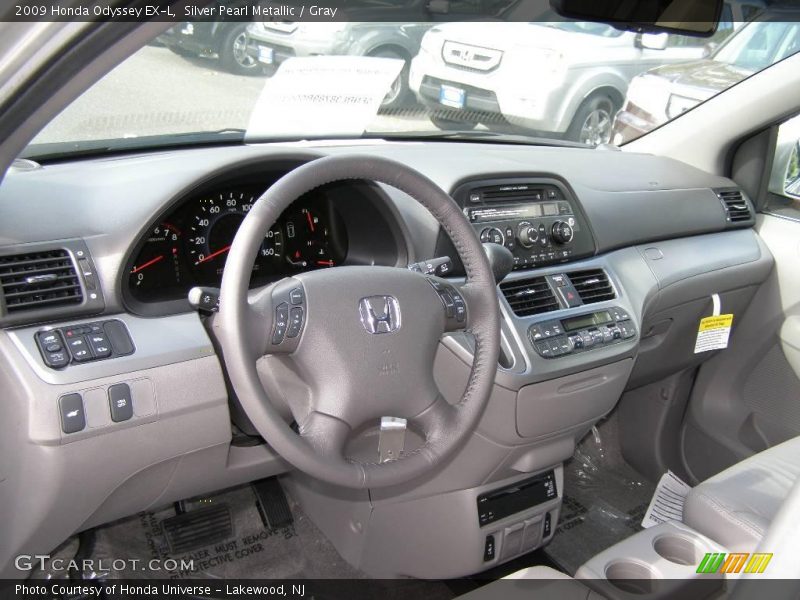 Silver Pearl Metallic / Gray 2009 Honda Odyssey EX-L