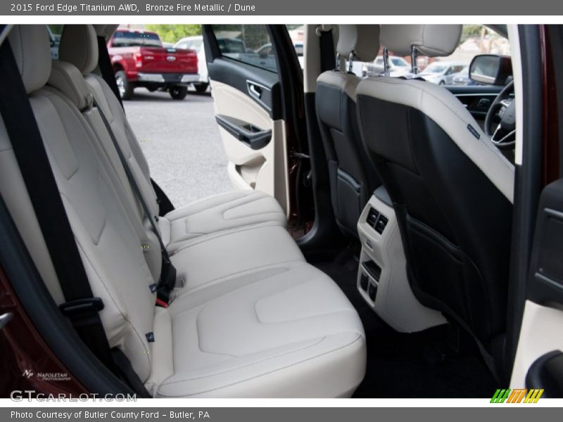 Bronze Fire Metallic / Dune 2015 Ford Edge Titanium AWD