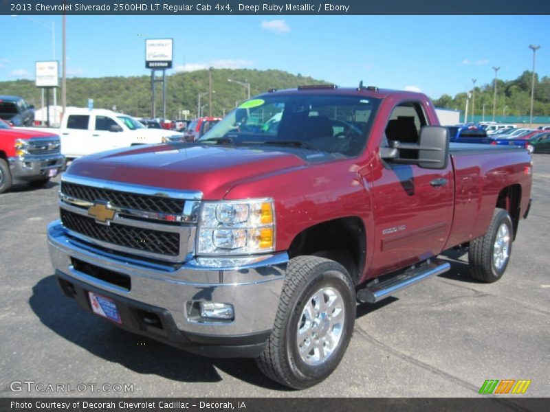 Deep Ruby Metallic / Ebony 2013 Chevrolet Silverado 2500HD LT Regular Cab 4x4