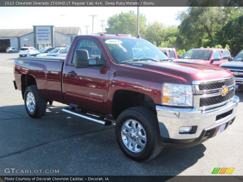 Deep Ruby Metallic / Ebony 2013 Chevrolet Silverado 2500HD LT Regular Cab 4x4