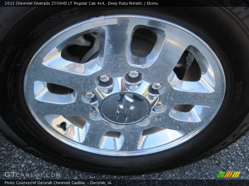 Deep Ruby Metallic / Ebony 2013 Chevrolet Silverado 2500HD LT Regular Cab 4x4