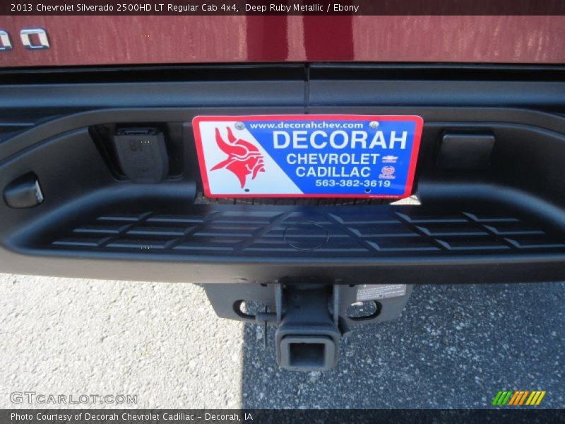 Deep Ruby Metallic / Ebony 2013 Chevrolet Silverado 2500HD LT Regular Cab 4x4