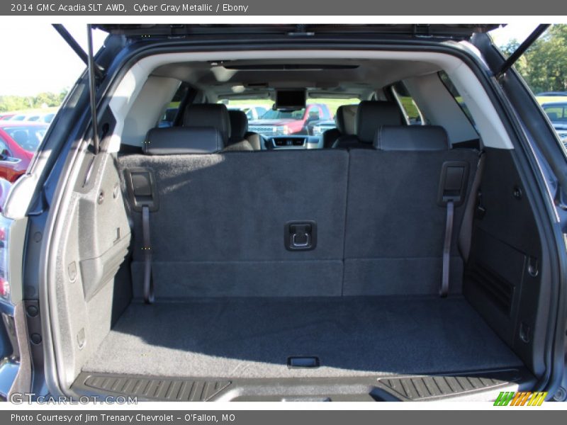 Cyber Gray Metallic / Ebony 2014 GMC Acadia SLT AWD
