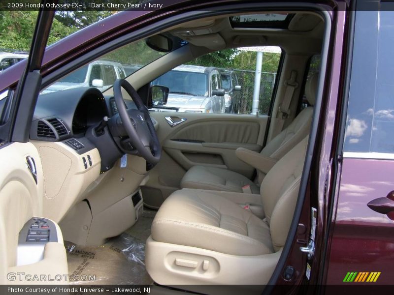 Dark Cherry Pearl / Ivory 2009 Honda Odyssey EX-L
