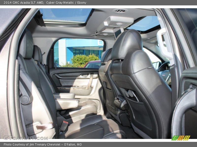 Cyber Gray Metallic / Ebony 2014 GMC Acadia SLT AWD
