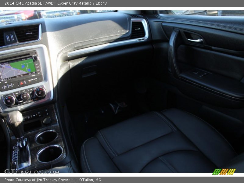 Cyber Gray Metallic / Ebony 2014 GMC Acadia SLT AWD