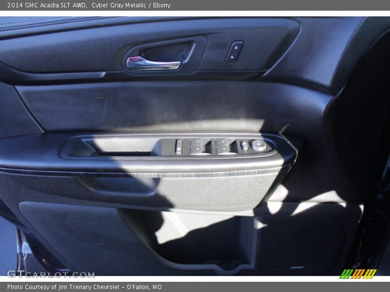 Cyber Gray Metallic / Ebony 2014 GMC Acadia SLT AWD