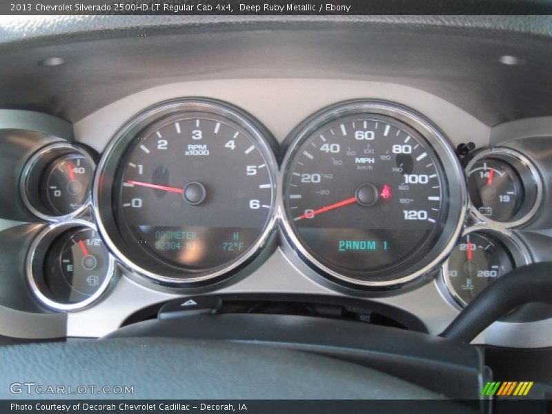 Deep Ruby Metallic / Ebony 2013 Chevrolet Silverado 2500HD LT Regular Cab 4x4
