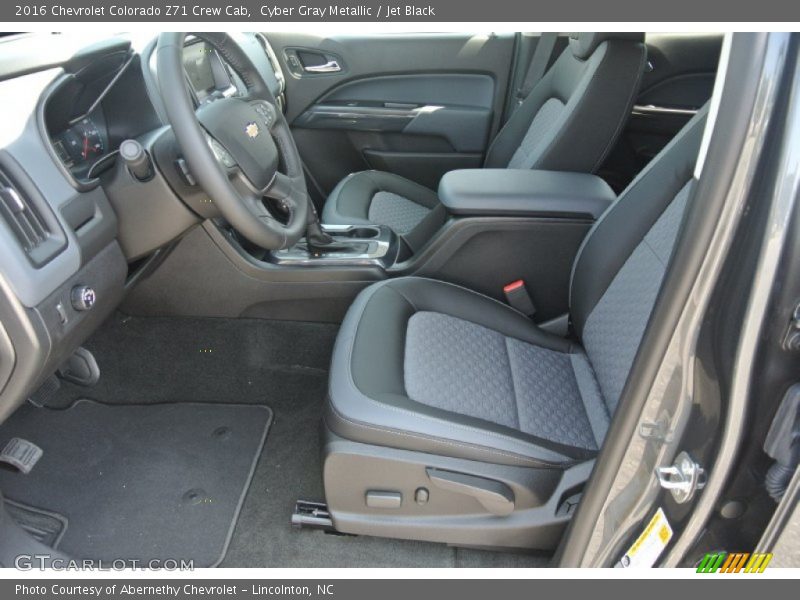 Cyber Gray Metallic / Jet Black 2016 Chevrolet Colorado Z71 Crew Cab