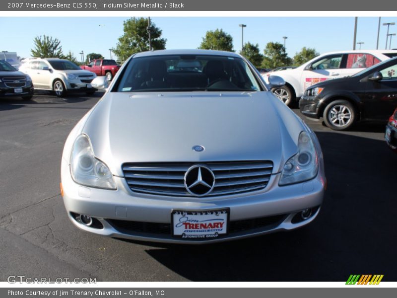 Iridium Silver Metallic / Black 2007 Mercedes-Benz CLS 550