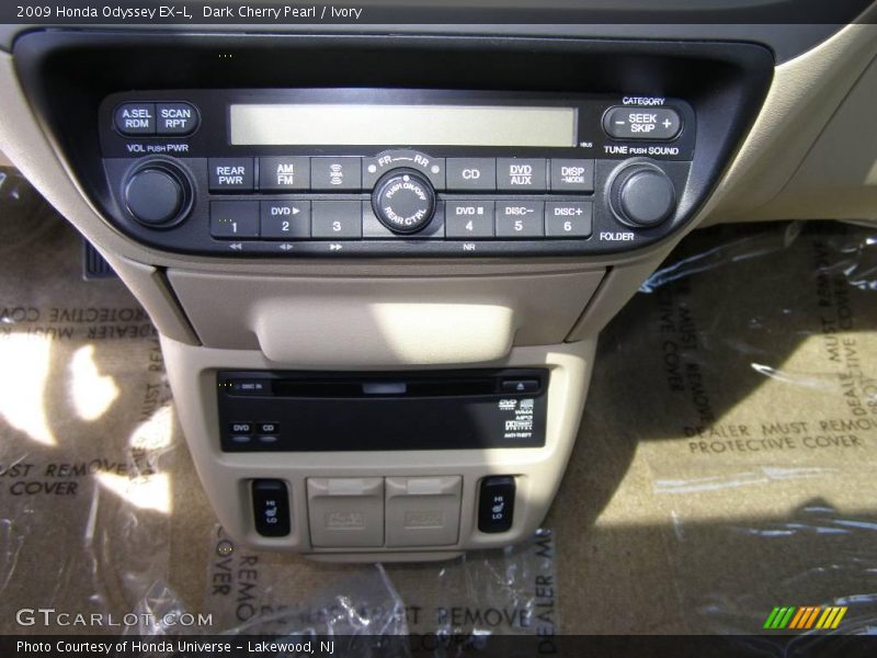 Dark Cherry Pearl / Ivory 2009 Honda Odyssey EX-L