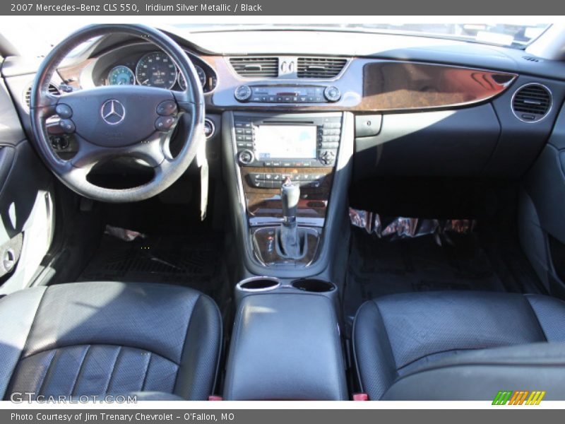 Iridium Silver Metallic / Black 2007 Mercedes-Benz CLS 550