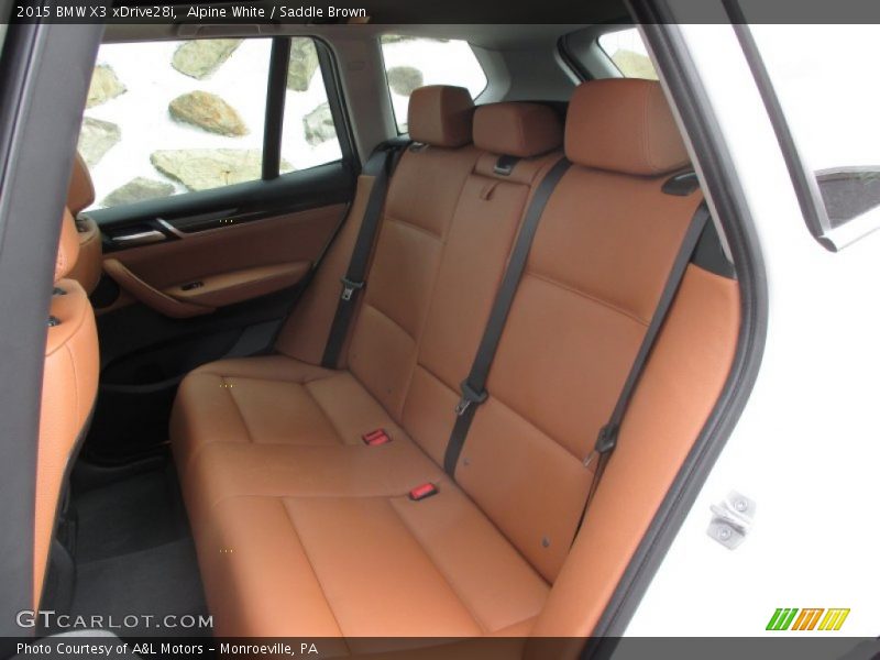 Alpine White / Saddle Brown 2015 BMW X3 xDrive28i