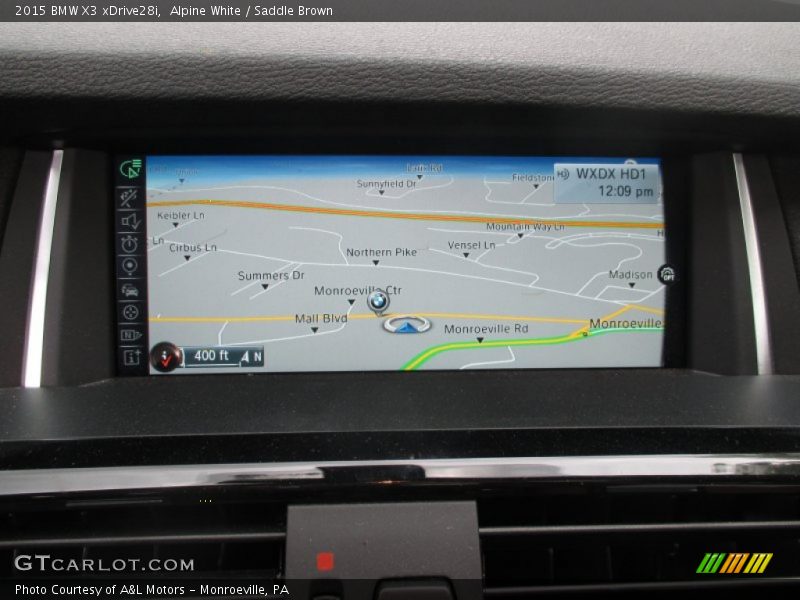 Alpine White / Saddle Brown 2015 BMW X3 xDrive28i