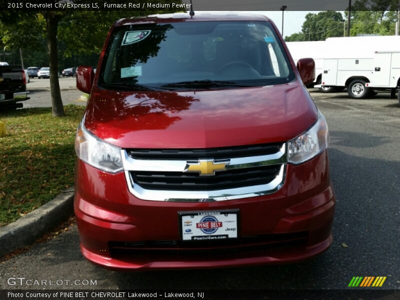 Furnace Red / Medium Pewter 2015 Chevrolet City Express LS