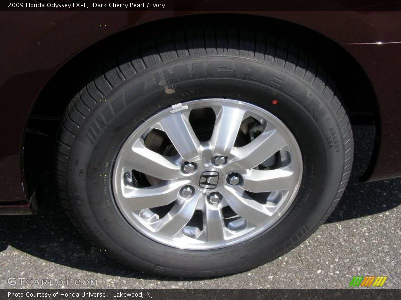 Dark Cherry Pearl / Ivory 2009 Honda Odyssey EX-L