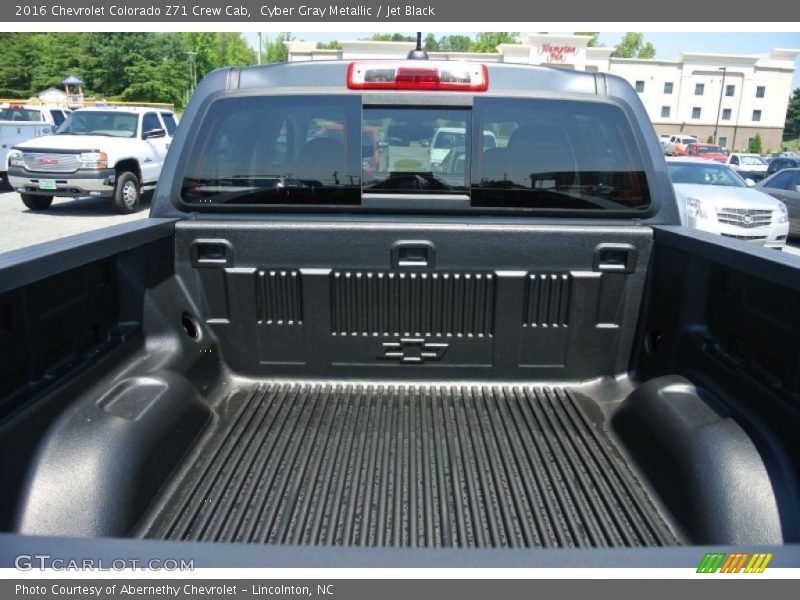 Cyber Gray Metallic / Jet Black 2016 Chevrolet Colorado Z71 Crew Cab